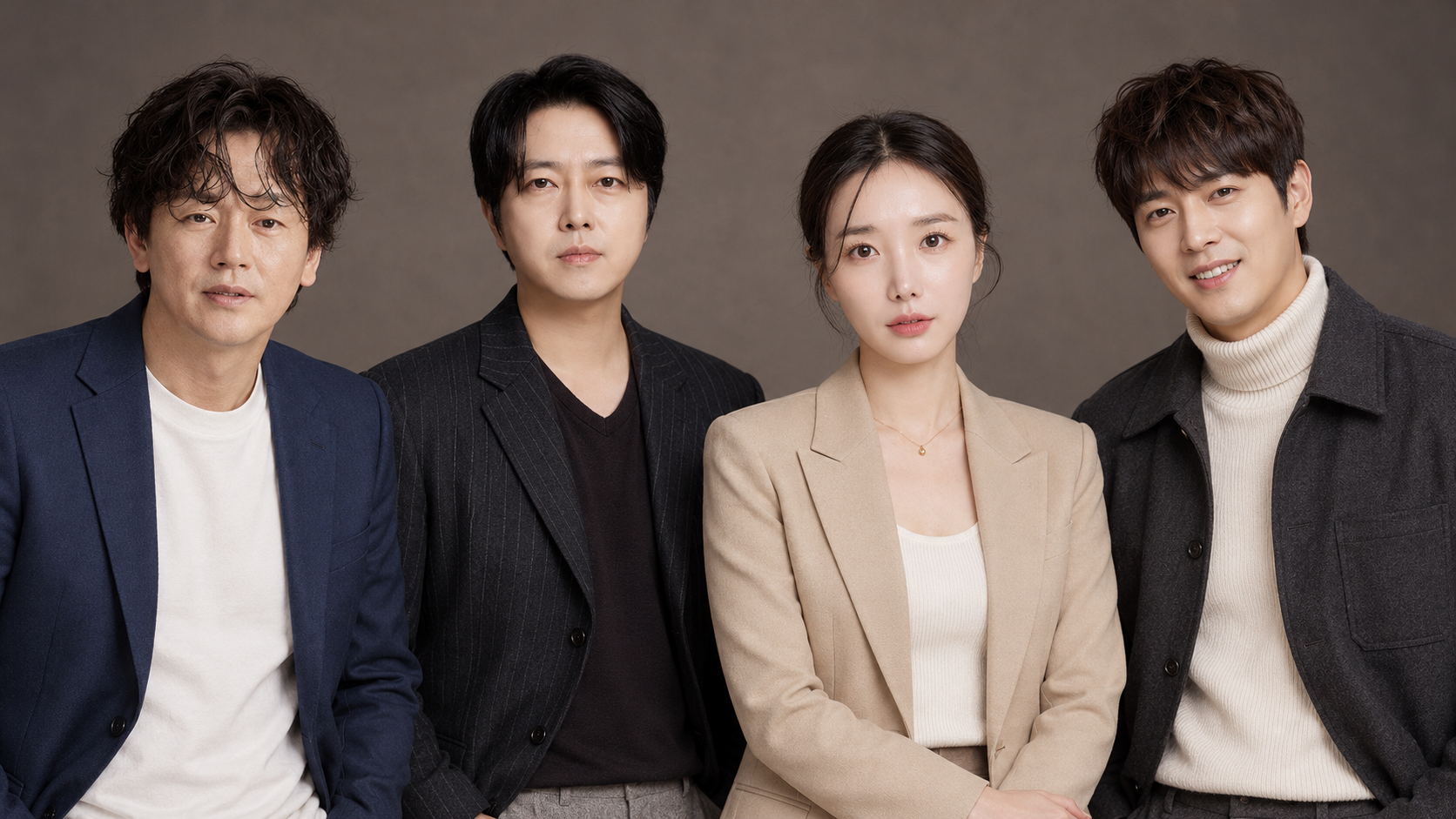 실제 강사 네 명을 바탕으로 제작한 AI 이미지